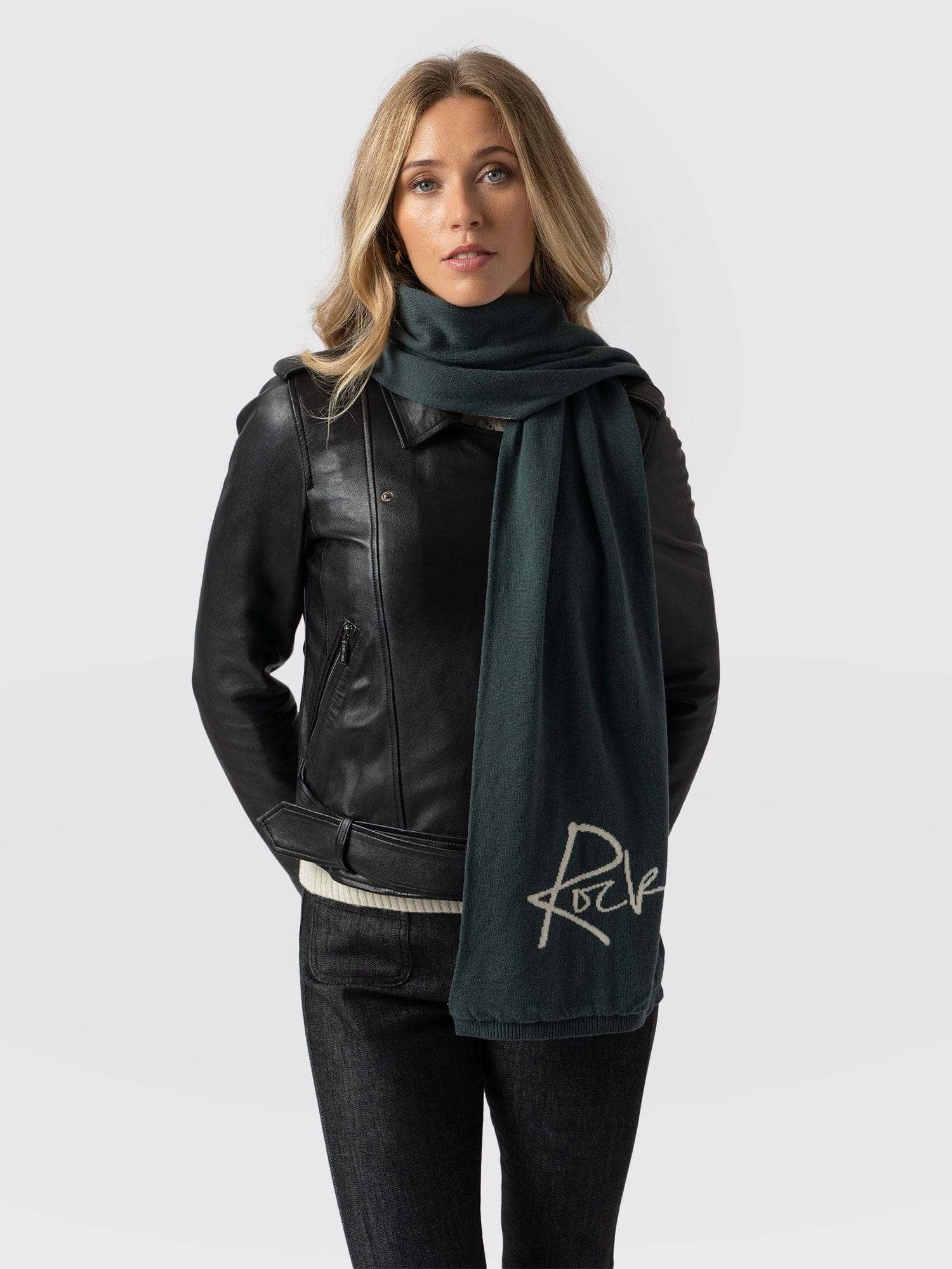 Rock Scarf Teal - Women's Scarves | Saint + Sofia® EU
